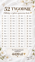 52-tygodniowe wyzwanie oszczędnościowe 🤍