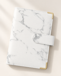 Binder budżetowy A6 – biały marmur ze złotymi detalami 🤍✨ Бюджетний байндер A6 – білий мармур із золотими деталями 🤍✨