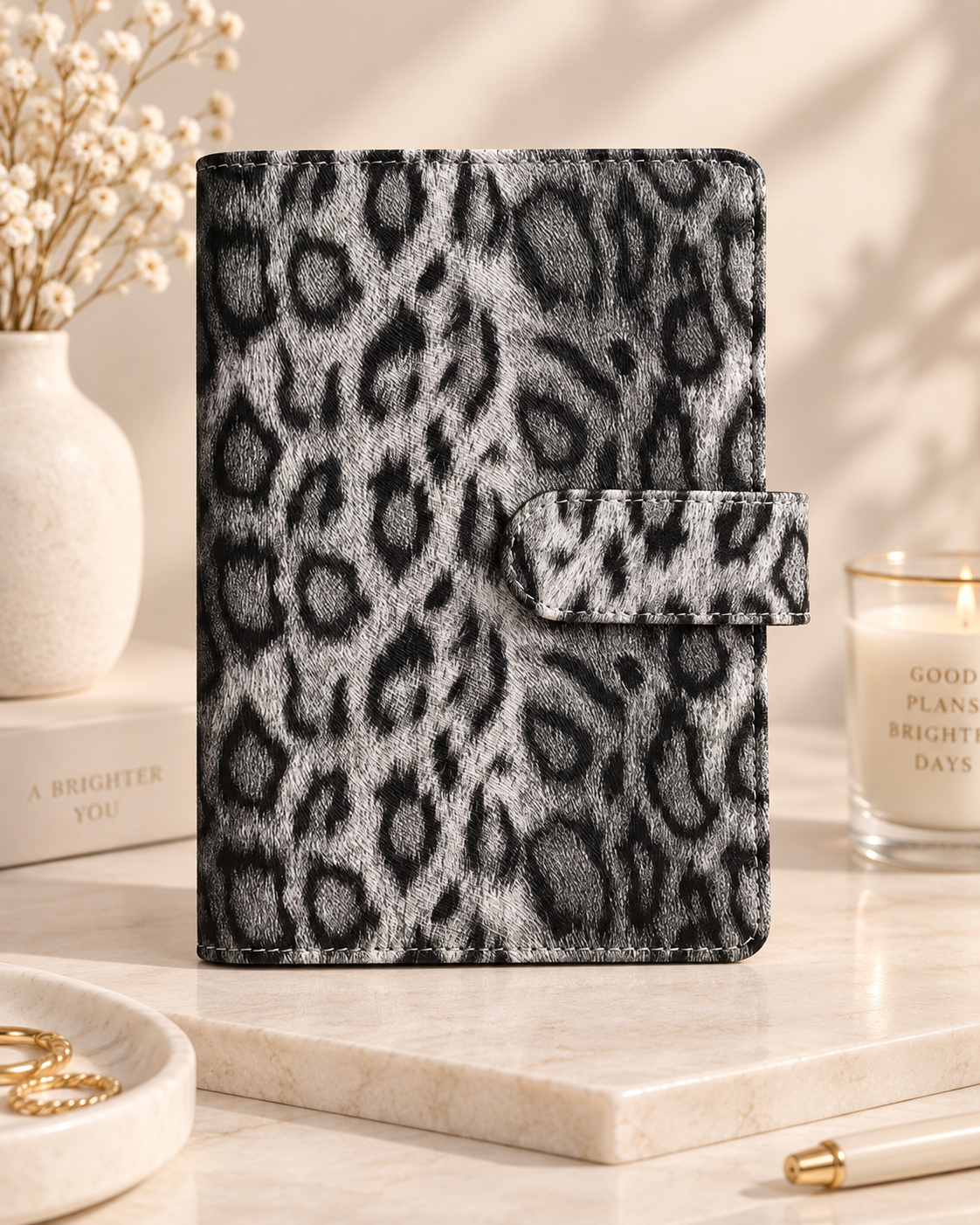Binder budżetowy A6 – panterka 🖤 Бюджетний байндер A6 – леопард 🖤