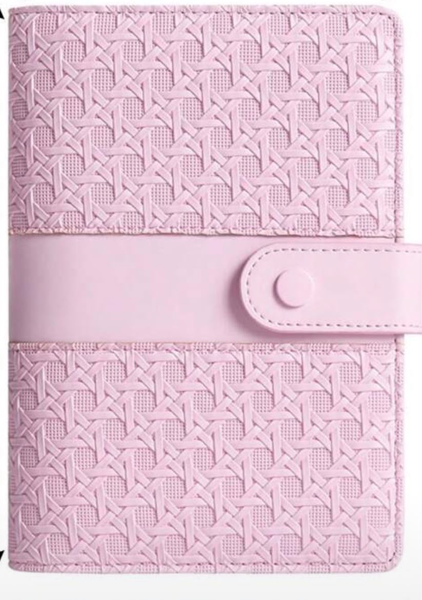 Binder A6 Pikowany – Różowy