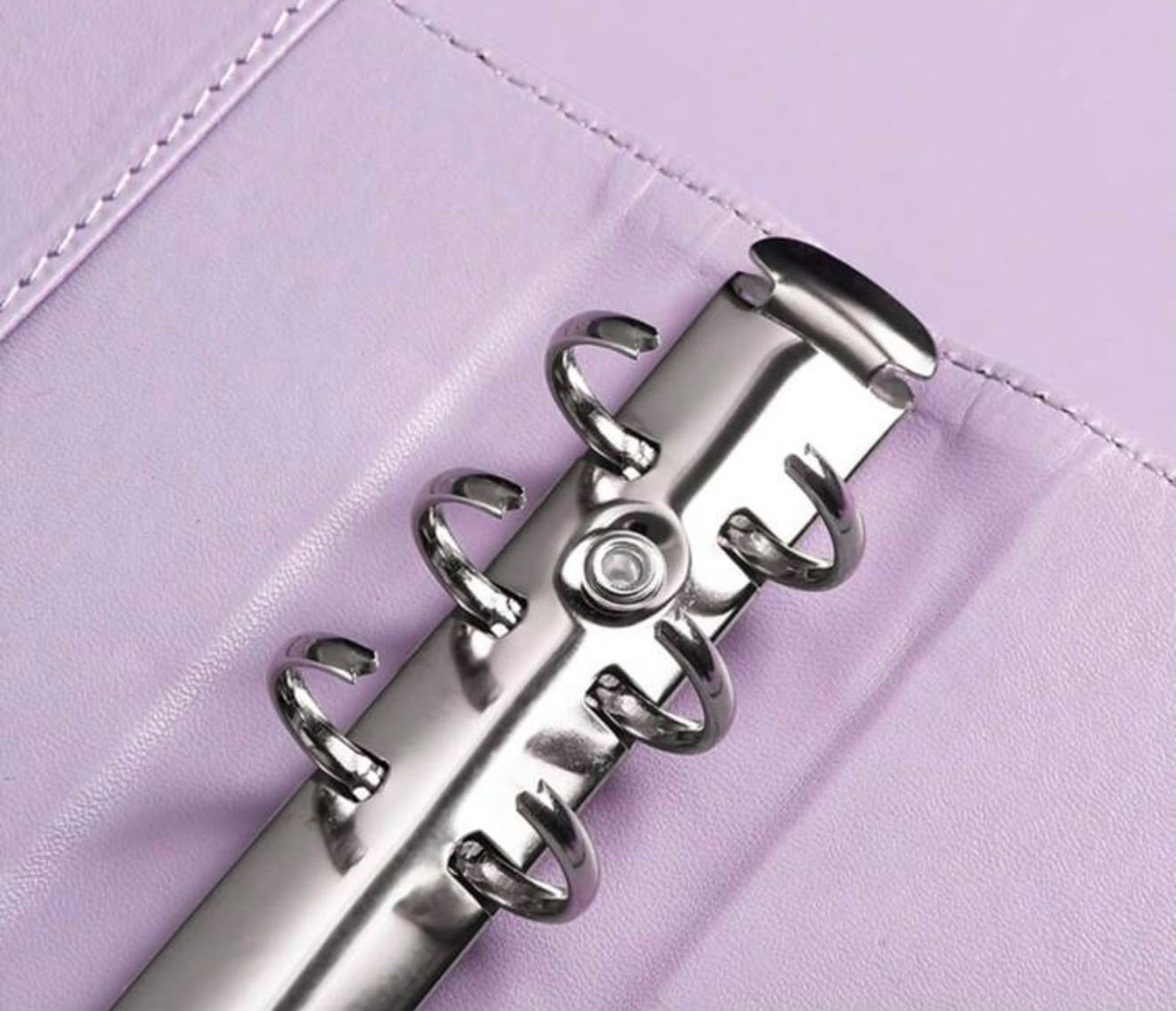 Binder A6 Pikowany – Różowy